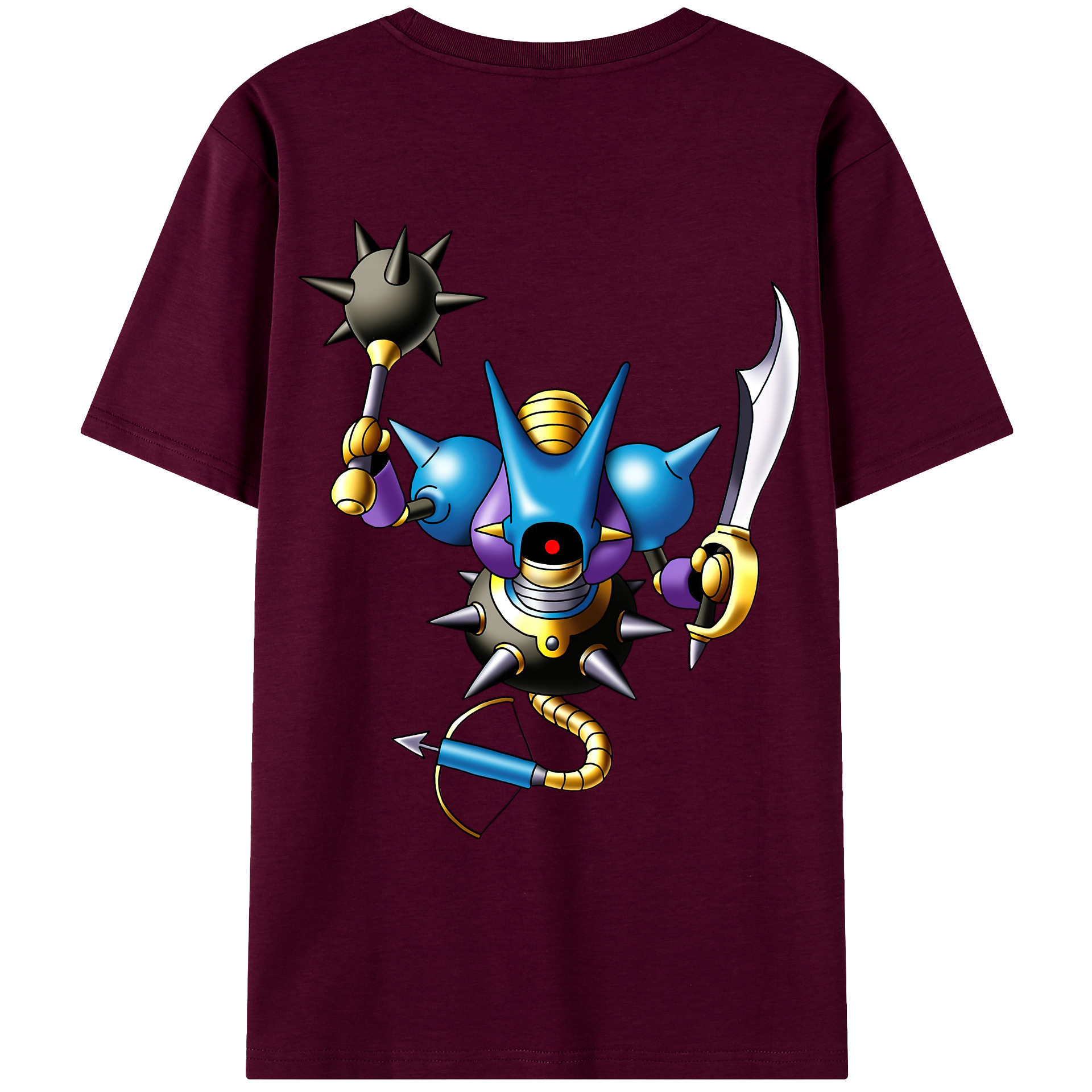 （画像用） ドラゴンクエスト Doragon Kuesuto Dragon Quest レディース半袖Tシャツ(バックプリント)